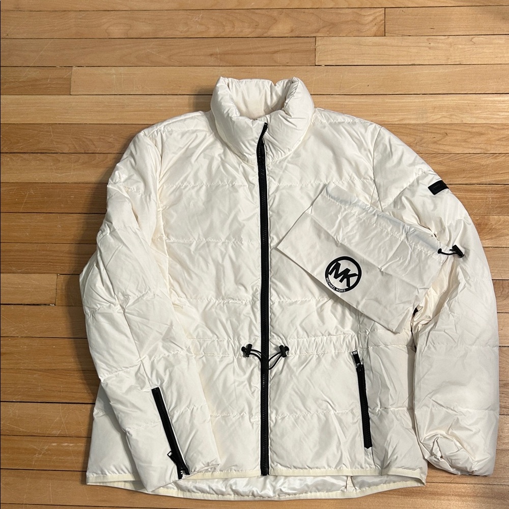 Michael Kors Women’s Packable White Puffer Jacket